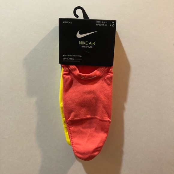 Nike Air No Show Socks, 2 Pairs